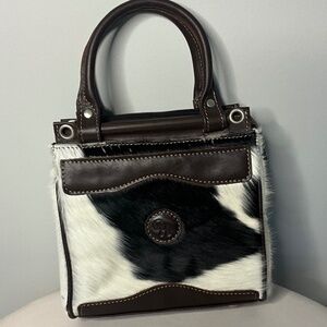 * Genuine Cowhide Myra Handbag *